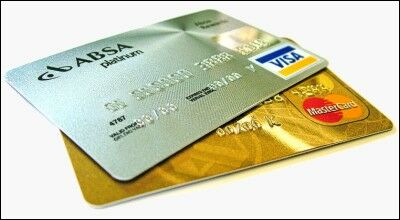 credit card and visa